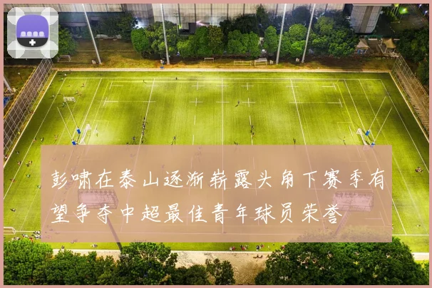 彭啸在泰山逐渐崭露头角下赛季有望争夺中超最佳青年球员荣誉